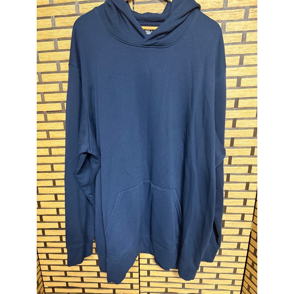 Xersion Navy Fleece Hoodie Size 4XL Tall